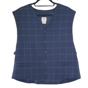 GAP Mens Vest Plaid